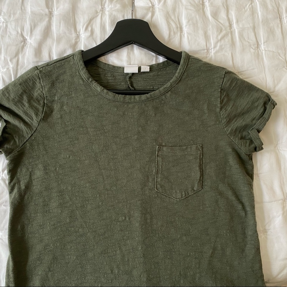 Gap T-Shirt Dress, Olive Green, size xs